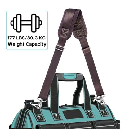 Shoulder Strap for Bag Universal Replacement 58"/67" Fixed Padded Adjustable Buckle Heavy Duty Shoulder Strap - color: Brown, size: 58"