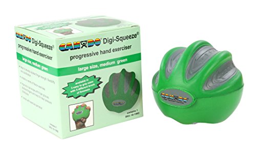 CanDo Digi-Squeeze Hand Exerciser, Large, Green: Medium - color: Green: Medium, size: Large