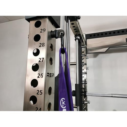 Power Cage Squat Rack Home Gym Accessory, Fits 3x3 Rack with 1" Hole