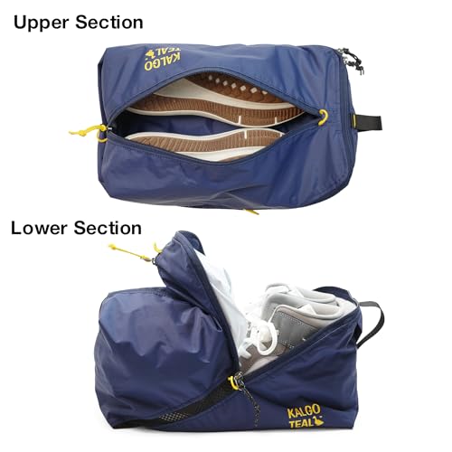 Ultralight Travel Shoe Bag 15L, Fits 2 Pairs Shoes, Large Water-Resistant Packing Cube. - size: L