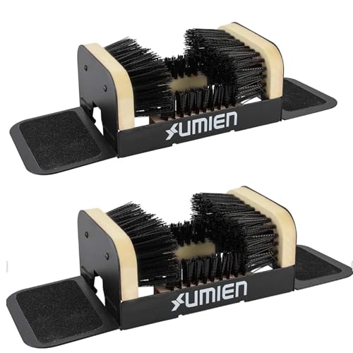 Boot Scraper Outdoor Shoe Brush 2-Pack with Flaps, Mud & Snow | Boot Scraper & Shoe Brush, Heavy-Duty Outdoor Use, for Mud, Dirt & Snow, Weather-Resistant, Durable Bristles, Freestanding - color: With Flaps, size: 2 Pack