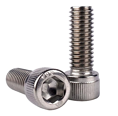 1/4-20 x 5/8" Allen Hex Socket Head Screw Bolt, 304 Stainless Steel 18-8, UNC Machine Full Thread, Pack of 20 - size: 1/4-20 x 5/8" (20 PCS)