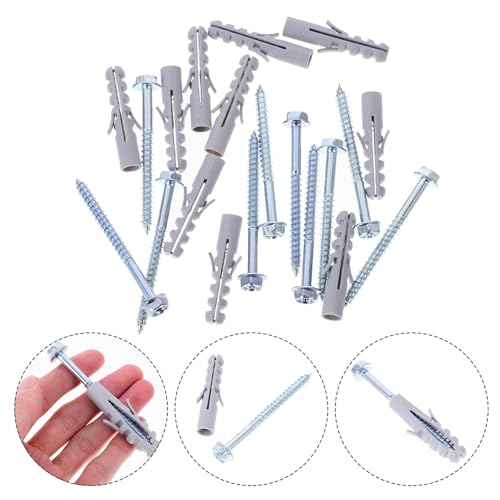 10 Sets Tv Mount Screws and Anchors Kit for Tv Wall Bracket Installation Carbon Steel Drywall Mounting Hardware with Easy Installation and Convenient Use and Range Hood