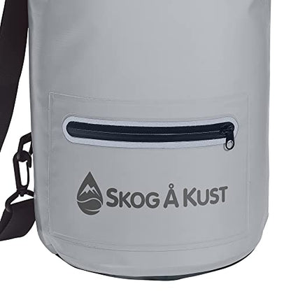 Skog Å Kust DrySak Roll Top Waterproof Bag, 5, 10 & 20 Liter - color: Grey, size: 10 Liter