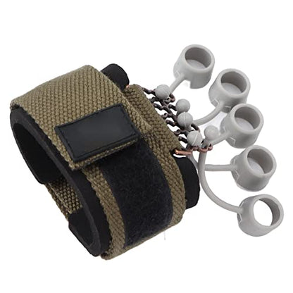 Generic Finger Strengthener, Silicone Finger Exerciser, Adjustable Wrist Strap Strengthener with 6 Resistance Levels, Ideal for Flexion Extension Training & Rock Climbing - size: 20lb