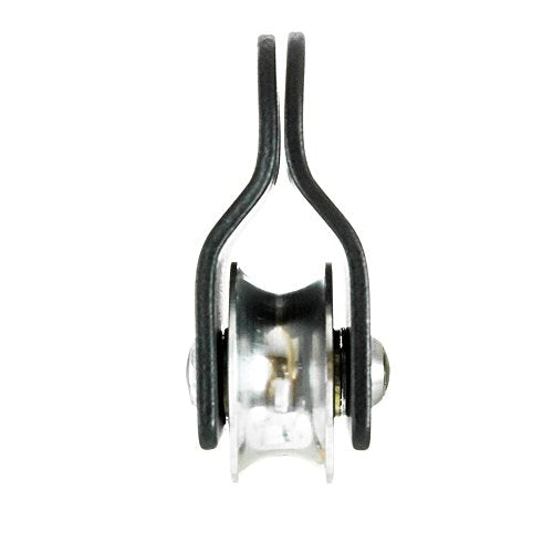 Fusion Climb Ekat Micro Aluminum Side Swing Pulley, Backyard Zipline, Trolley - color: Black
