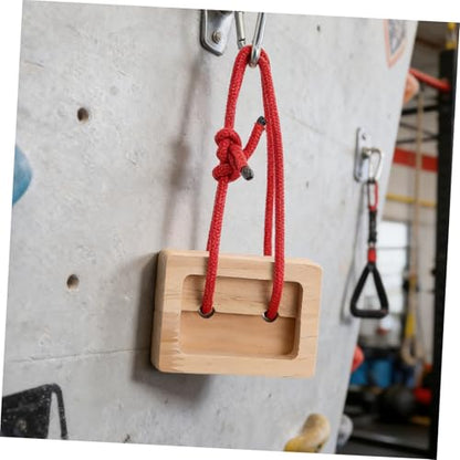 VANZACK Hangboard Strength for 2pcs Wooden Climbing Finger Portable Training, Modular Design, Lightweight Sturdy and Fitness Routines and Outdoor Use by Climbers