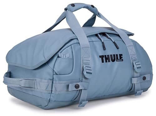 Thule Chasm Duffel bag, Weather-resistant materials, Easy packing, Converts to backpack, Internal pockets, Travel-ready - color: Pond Gray, size: 30L