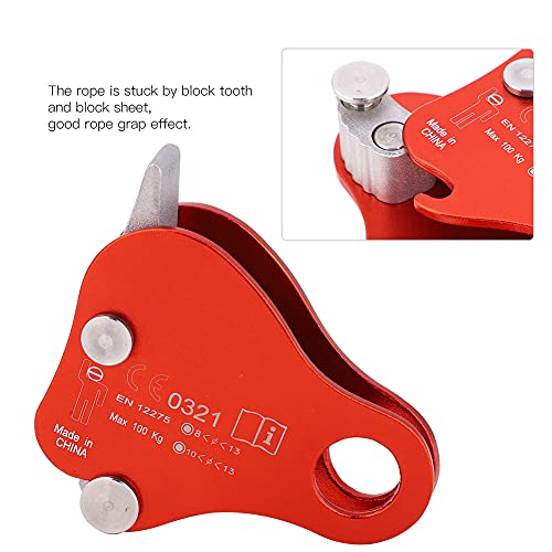 AntiFall Rope Grab, Climbing Rope Grab, Rock Climbing Training Mountaineering for Outdoor Climbing (Rope Grab)