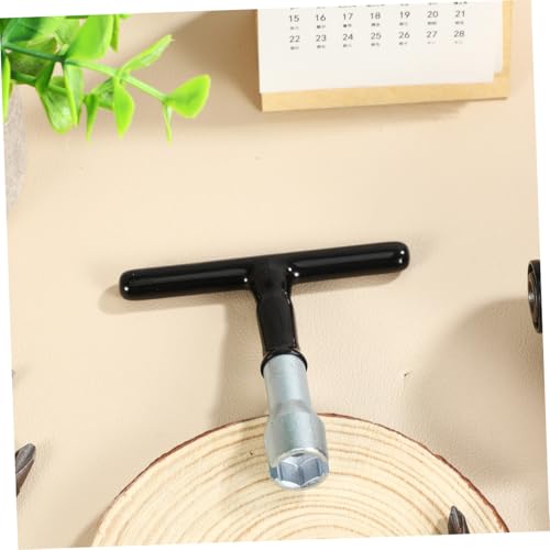 PRETYZOOM Manual Installation Tool for Hooks and Screws t Handle Nut Driver for Eye Screws Hooks Heavy Duty Steel Tool Wrenches