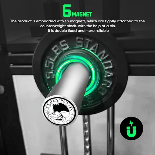 Weight Stack Pin Extender for Gym Cable Machine & Home Gym, Ø 8 mm/Ø 10 mm, Allowing Additional Olympic Weight Plates, Made of Durable Steel for Secure and Long-Lasting Use - size: 8mm×6‘’