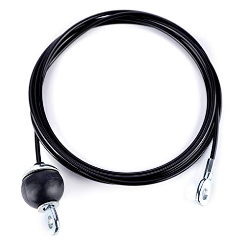 Fitness Pulley Cable,Replacement Cable Machine Accessories,Cable Pulley Attachments for Gym -Thick 5mm(0.2inch) Heavy Duty Steel Wire Rope for Home Gym Cable - size: 39", style: Type-B