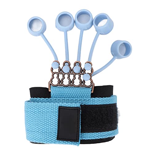 Yinhing Finger Exerciser Hand Grip Strengthener Adjustable Silicone Wrist Strap for Rock Climbing Tennis Guitar Piano Drummer Ergonomic Finger Strength Trainer (40lbs) - size: 40 Pound