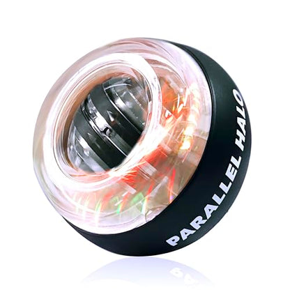 Power Wrist Ball AUTO Start Gyro Ball with LED Lights Forearm Exerciser Wrist Strengthener for Strengthening Muscle and Bones - color: White
