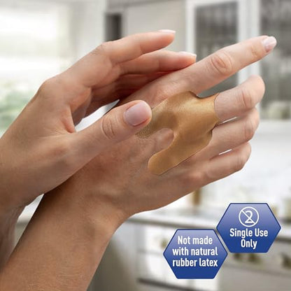 MED PRIDE Fabric Fingertip & Knuckle Bandages,Latex-Free,1.5x3 in,100-Count