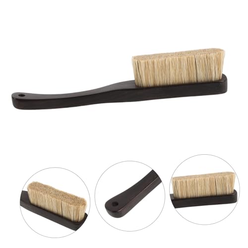 VANZACK Wooden Rock Climbing Brush with Fine Boar Bristles, Portable Chalk Brush for Wall Cleaning, Outdoor Bouldering Tool for Mountain Climbers and Beginners