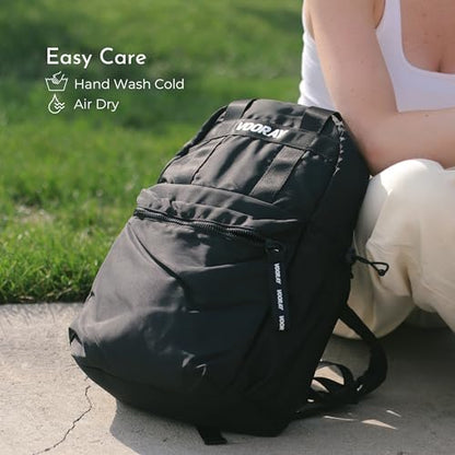 VOORAY 19L Katie Backpack, Large - Travel, Gym & Sports Backpack - color: Matte Black
