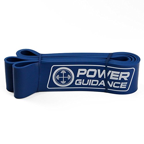 POWER GUIDANCE Pull Up Assist Bands - Stretch Resistance Band - Mobility Band - Powerlifting Bands - by Perfect for Body Stretching, Powerlifting, Resistance Training - color: blue