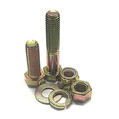 Titan Industrial Supply- 1275 Piece Grade 8 Fine Thread Fastener Assortment- Hex Cap Screws, Hex Nuts, Flat Washers & Lock Washers-Fasteners Only