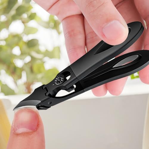 Eagle Beak Nail Clippers | Angled Nail Toenail Cutter | Anti-Splash Trimmer for Grooming Seniors Ingrown Adults Women Men Athletes Daily Manicure Pedicure Fingernail