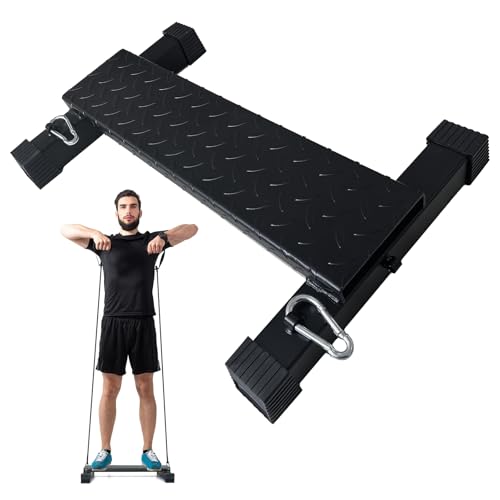 Multifunctional Steel Calf Raise Bar, Wide Standing Calf Raise Block for Calves Stretching, Foot Stretch Platform, Anti-Slip Squat Machine for Home Gym Workout - color: Black calf bar 01