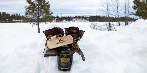 Obenauf's All Natural Horsehair Bristle Brush - Leather Boots & Shoes Care, Use With Leather Oil & Conditioner