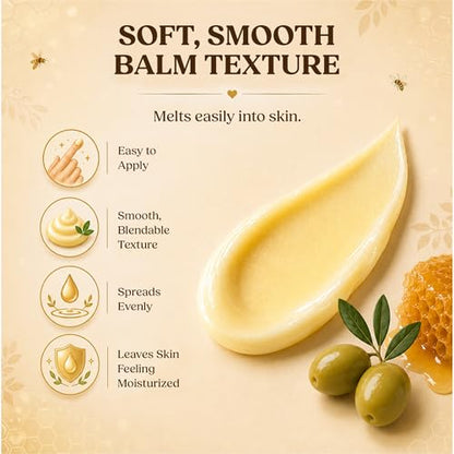 Sweet Bee Magic Organic Honey Bee Balm for Face, Skin & Body - All in One Honey Balm - Beeswax Body Moisturizer - All Natural Aid - 1 jar (4oz) - size: 4 Ounce (Pack of 1)