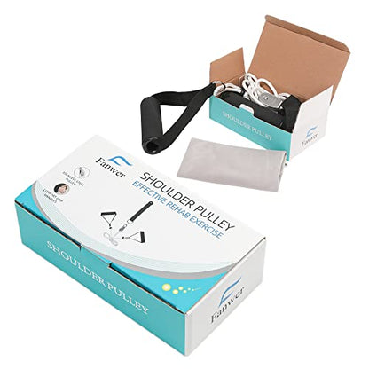 Shoulder Pulley, Over The Door Pulley System for Shoulder Rehab, Shoulder Exercise Pulley for Physical Therapy, Assisting Rotator Cuff Recovery, Increase Flexibility Stretching, Range of Motion