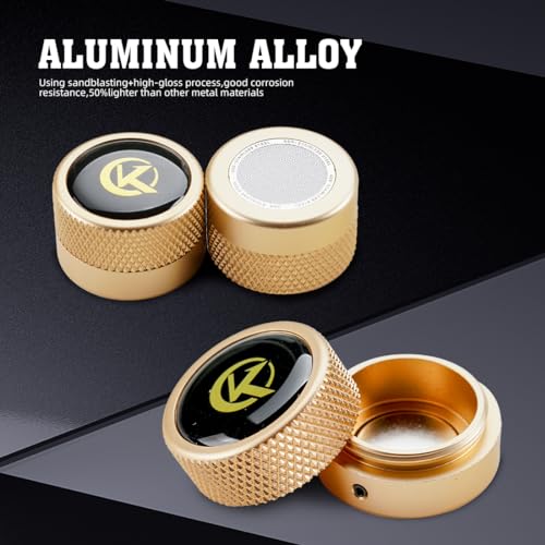 KONLLEN Round Pool Chalk Holder Pool Billiards Accessories Portable Multifunctional Sturdy Pool Cue Accessories - color: Yellow