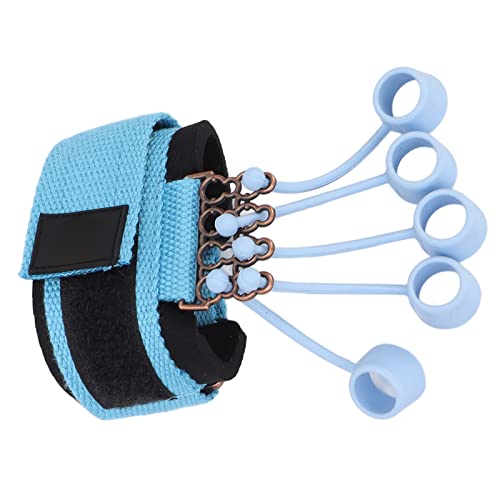 ZJchao Finger Strengthener, Silicone Finger Exerciser with Adjustable Wrist Strap, 6 Resistance Levels for Finger Flexion Extension Training, Hand Grip Strengthener for Rock Climbing, (40lbs) - size: 40 Pound