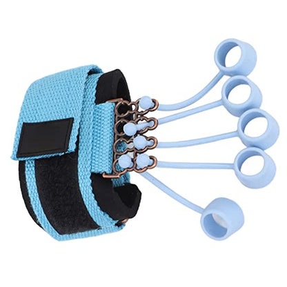 ZJchao Finger Strengthener, Silicone Finger Exerciser with Adjustable Wrist Strap, 6 Resistance Levels for Finger Flexion Extension Training, Hand Grip Strengthener for Rock Climbing, (40lbs) - size: 40 Pound