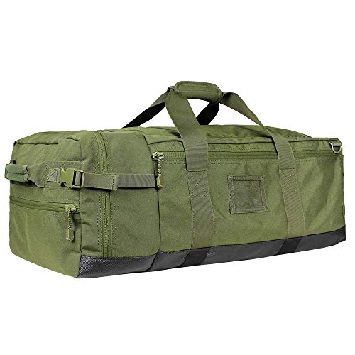 Condor Colossus Duffel Bag - 3 in 1 Rugged Tactical Gear Bag - Backpack/Duffle/Shoulder - Lightweight Multicompartment with 52L Storage (Military, Outdoors, First Responders) - color: Olive Drab