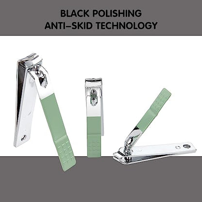 Nail Kit, Manicure Kit, Nail Care Kit for Women, Manicure Pedicure Set, Nail Clippers Toenail Clippers Kit, Professional Manicure Kit Pedicure Kit, Green Travel Case, Set of 12. - color: Green