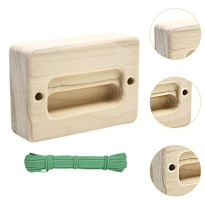 Climbing Hangboard Finger Training Board Athletes Indoor Outdoor Portable Wall Hanging Wooden Hang Board Finger Strengthener