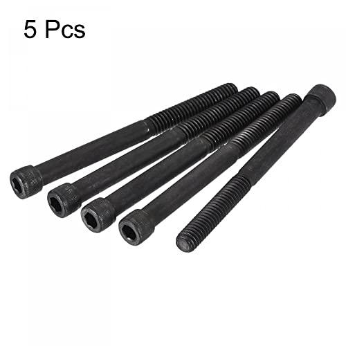 uxcell 5/16-18x3-1/2" Hex Socket Head Cap Screw Bolts 12.9 Grade Alloy Steel 5pcs - size: 3-1/2 Inch