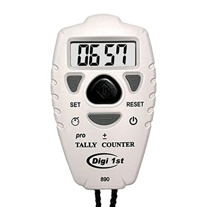 TC-890 Digital Tally Counter, Electronic Up Down Clicker, Add/Subtract People & Pitch Counter for Golf, Lap & Knitting (1-Pack) - size: 1-Pack