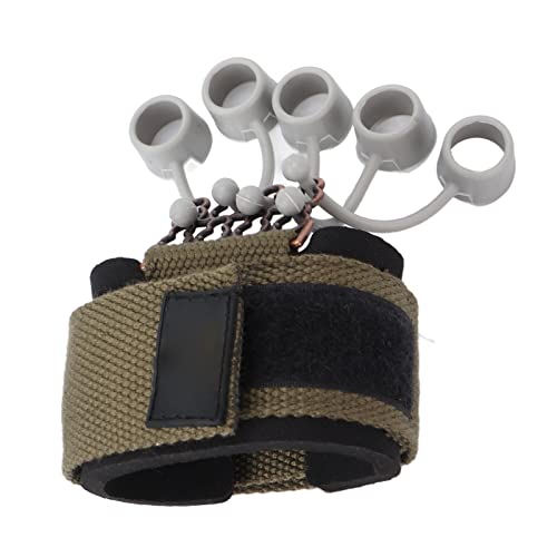 Dioche Finger Strengthener Guitar Finger Exerciser with Adjustable Wrist Strap - Silicone Hand Grip Strengthener for Training, Suitable for Rock Climbing, Guitar, Tennis and More - size: 20lb