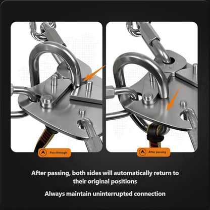 Climbing Divider Plate with Easy Installation Climbing Hardware Metal Texture for Quick Setups Outdoor Gear