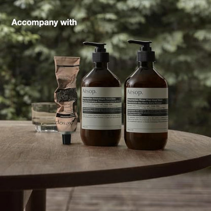 Aesop Resurrection Aromatique Travel Size Hand Balm | Lotion with Sweet Almond and Macadamia Nut to Nourish Dry Hands | 2.4 oz / 75mL - style: Resurrection