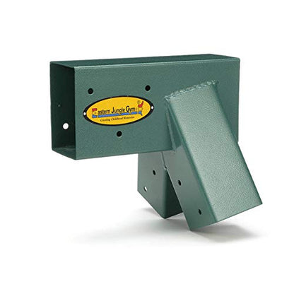 Eastern Jungle Gym Easy 1-2-3 A-Frame Swing Set Bracket, Green | Heavy Duty Swingset Bracket for Easy, Simple Installation | DIY Swing Set Part to Build Playground Sets for Backyards - style: A-Frame Swing Set Bracket