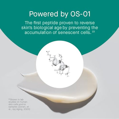oneskin OS-01 BODY Topical Supplement Moisturizer | Age Reversal, 8.45 Oz | Fragrance-free body moisturizer targets thin, crepey skin. Hydrates, firms the look of skin and supports barrier