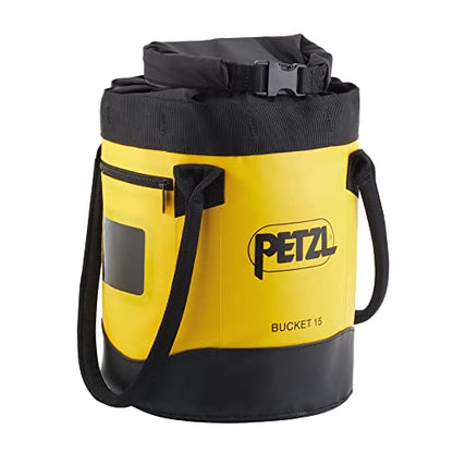 PETZL BUCKET Upright Rope Bag - color: Yellow, size: 15 Liters