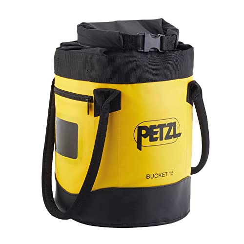 PETZL BUCKET Upright Rope Bag - color: Yellow, size: 15 Liters