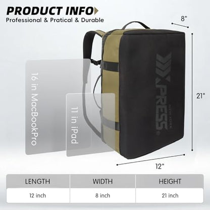 2-in-1 Carry-on Backpack for Men Women 40L Sports Gym Bag with Backpack Straps,Water Resistant,for Travel/Gym（20in,Green） - color: 20in-green