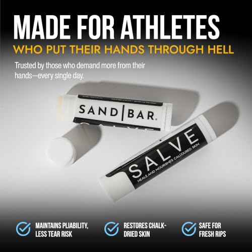 Callus Recovery Salve for Athletes – Organic Callus Balm for Grip Athletes, Fresh Rips & Dry Calluses – Non- Greasy Targeted Application 0.15 o z - 2 Pack - size: 0.15 Ounce (Pack of 2)