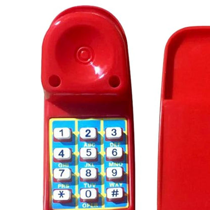 Simhoa Pretend Phone Telephone Children’s Equipment Outdoor Climbing Frame Accessories PP Material Suitable for Playground Treehouse, Red - color: Red