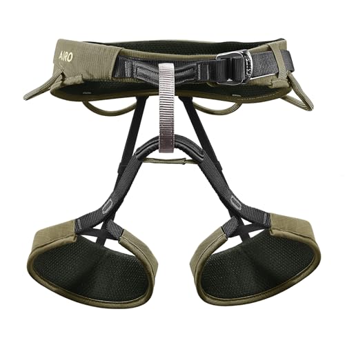 KAILAS Airo Rock Climbing Harness Men Roofing Harnesses Rescue Mountaineering Safety Belt Women Comfortable Lightweight - color: Gray Green, size: X-Small