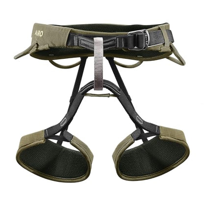 KAILAS Airo Rock Climbing Harness Men Roofing Harnesses Rescue Mountaineering Safety Belt Women Comfortable Lightweight - color: Gray Green, size: X-Large