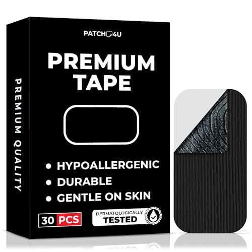 PATCH4U Premium Tape (30 Pack) - Pain Free Removal, Hypoallergenic | Latex Free & Gentle On Skin, Packaging May Vary, Skin Friendly Adhesive Cotton Tape