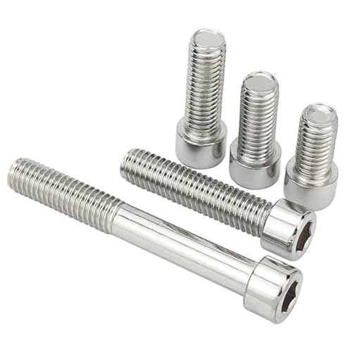 M2-0.4 x 20mm Stainless Steel 201,GB/T 70,Metric Socket Head Cap Bolts Screws, Allen Socket Drive,Hex Socket Cap Screw,Machine Full Thread for Bike Water Bottle Cage Holder Bracket Rack,50 Pcs - size: M2-0.4 x 20mm（50 Pcs）